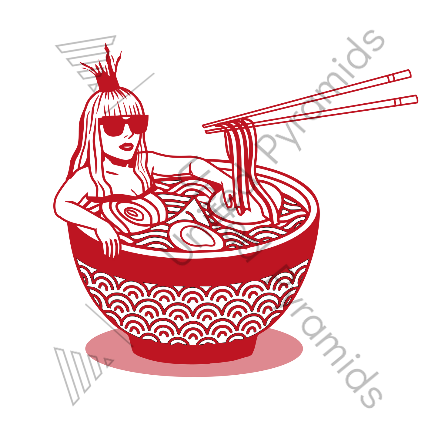 Spicy Legend Sticker - Lady Gaga in SG Limited Edition