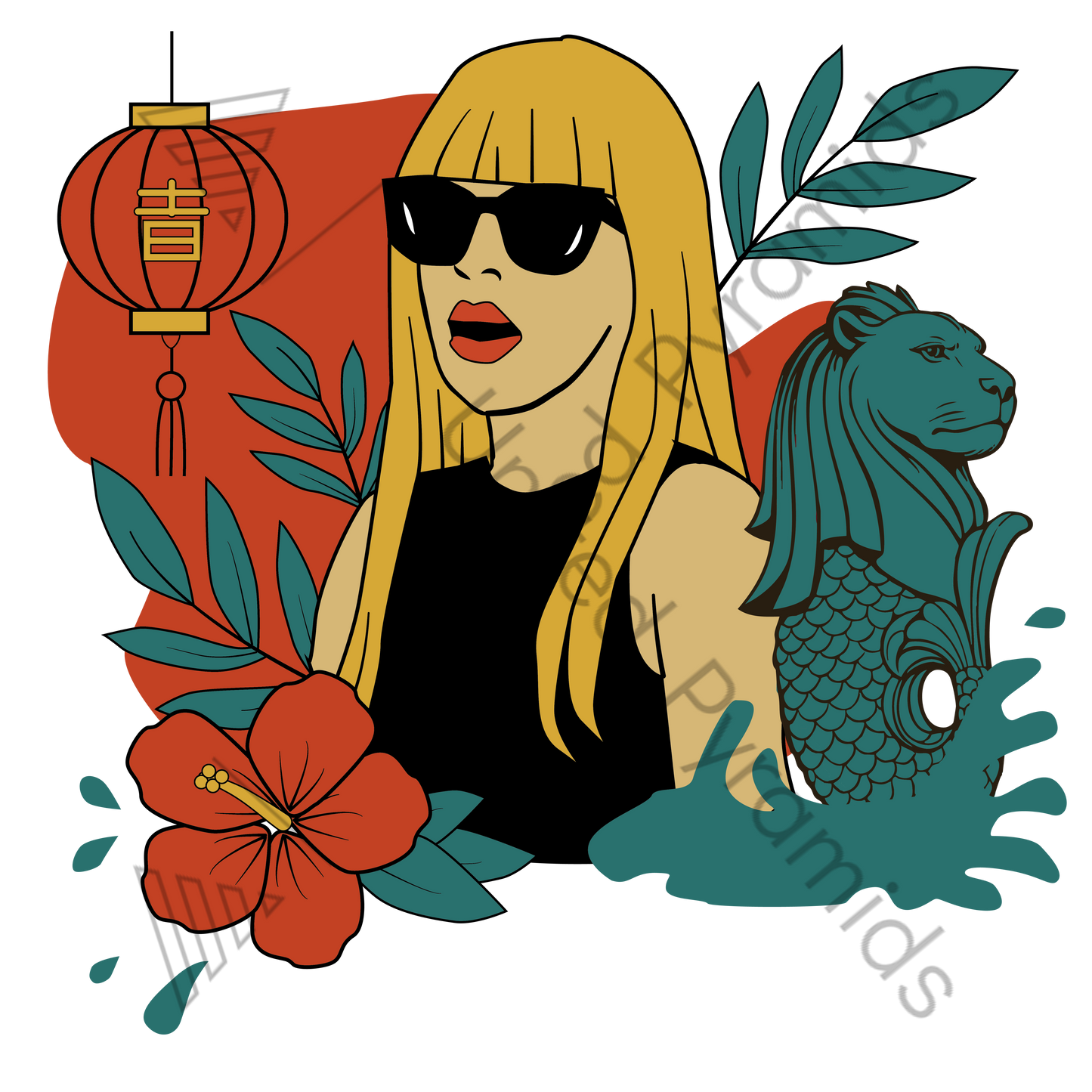 Glamour in Paradise Tattoo - Lady Gaga in SG Limited Edition