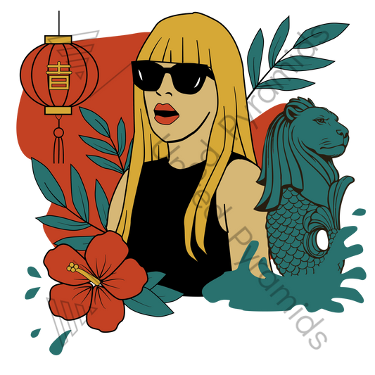 Glamour in Paradise Tattoo - Lady Gaga in SG Limited Edition