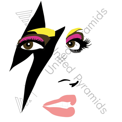 The Glitter Den Sticker - Lady Gaga in SG Limited Edition