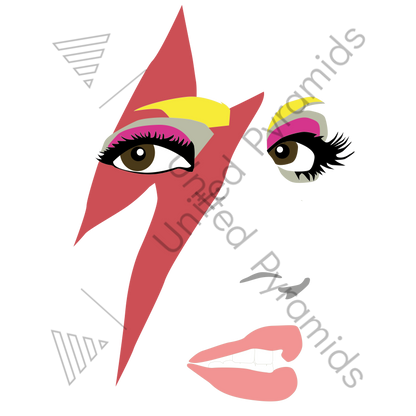 The Glitter Den Sticker - Lady Gaga in SG Limited Edition