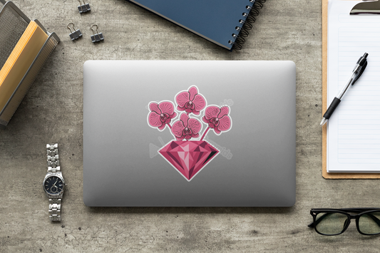 The Orchid Quartet Sticker - Black Pink SG Limited Edition